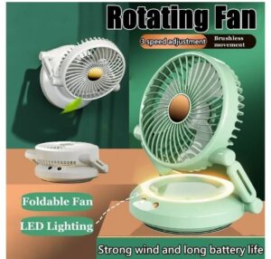 Rotating LED Fan