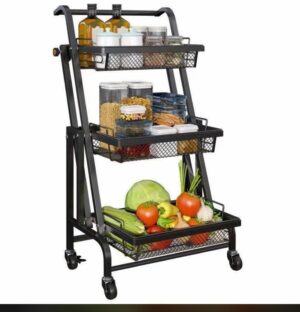 3-Tier Rolling Cart