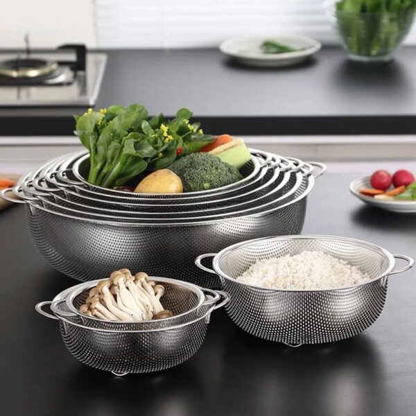 Stainless Steel Colander Set