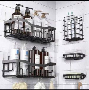 5pcs Set Shower Caddy Shelf